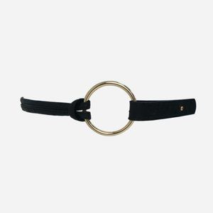 JULES KAE - Mandy Belt - Black Ostrich